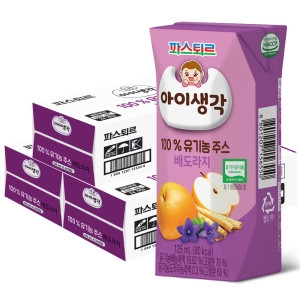 파스퇴르 아이생각 유기농 주스 배도라지 125ml