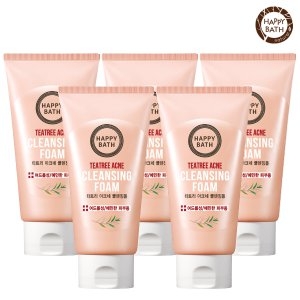 아모레퍼시픽 해피바스 티트리 아크네 클렌징 폼 150ml (5개)