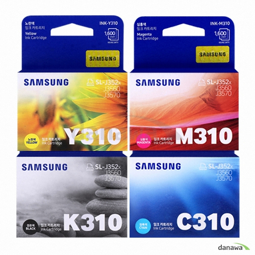 �Ｚ���� ��ǰ INK-K310, INK-C310, INK-M310, INK-Y310 4�� ��Ʈ