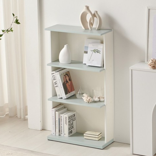 동서가구 린츠 슬림 아트 3단 책장 600