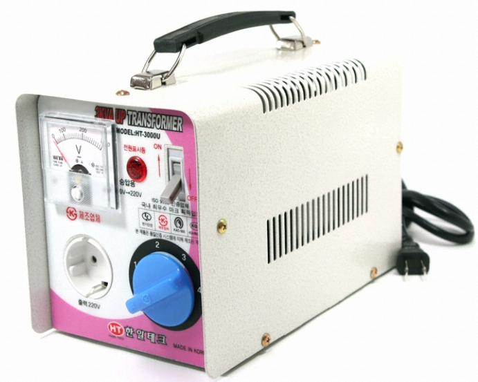 한일테크 승압기 트랜스 HT-3000U_이미지