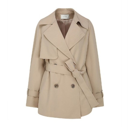 바바패션 지고트 여성 플랩 더블 하프 트렌치 코트 GS3M0TC911