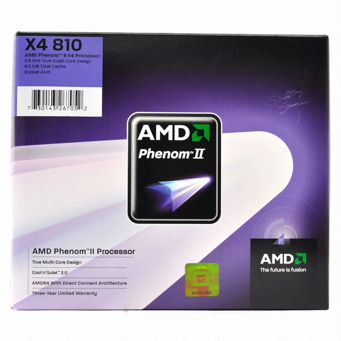 AMD 페넘II-X4 810 (데네브) (정품)_이미지