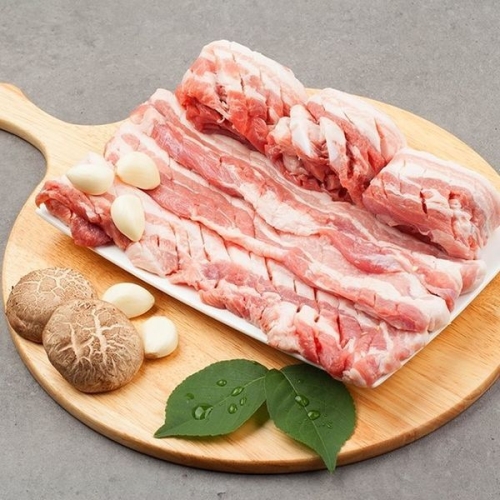 이룸육가공 이룸한돈 벌집삼겹살 구이용 500g (1개)_이미지