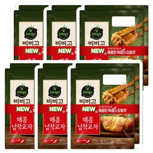 CJ제일제당 비비고 매콤납작교자 315g (12개)