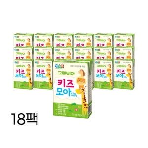 정식품 그린비아 키즈모아 150ml (18개)_이미지