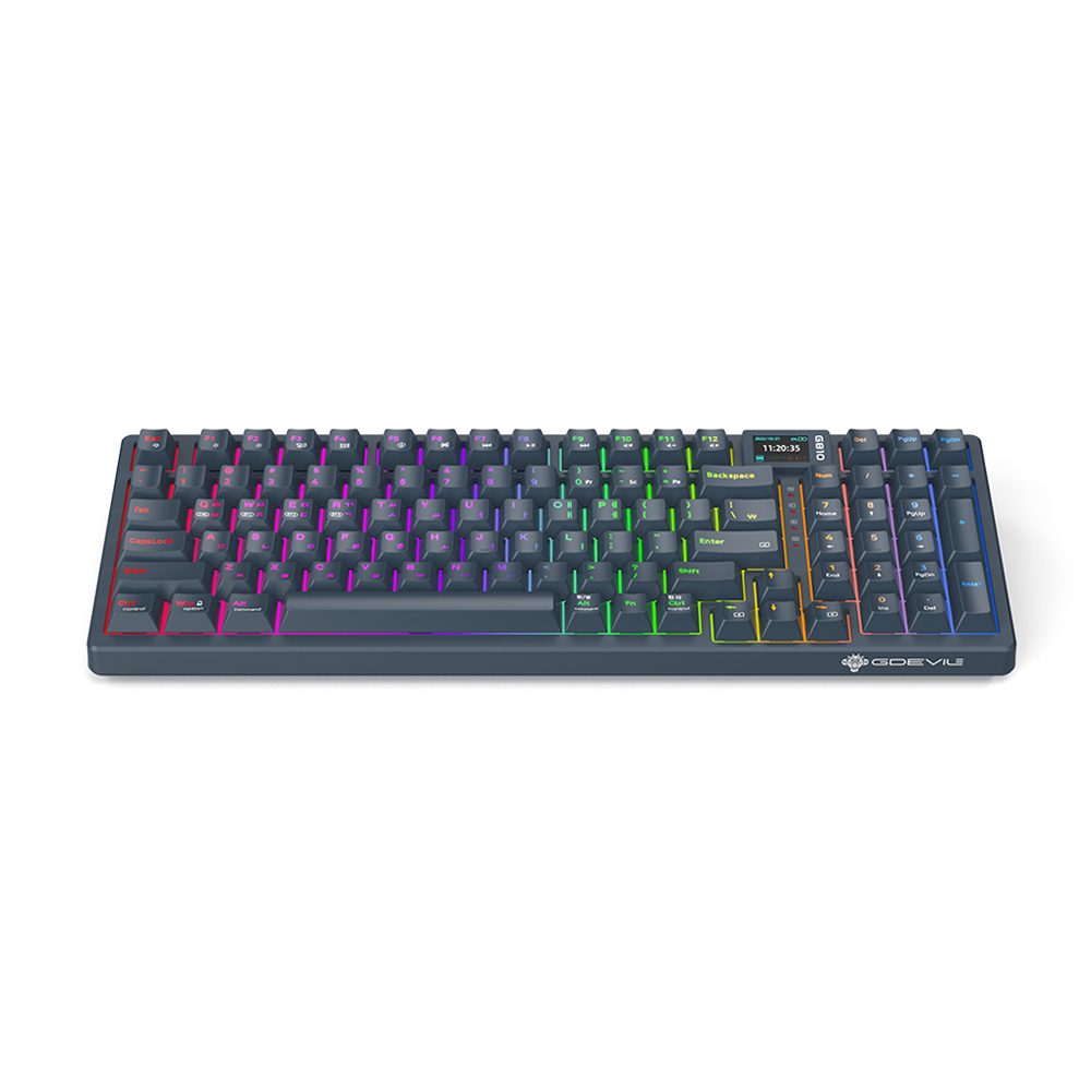 GDEVIL G810 JAVELIN 유무선 기계식 다크그레이 (적축)_이미지