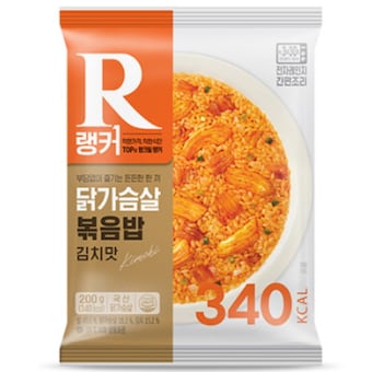 푸드나무 랭커 <b>닭</b><b>가슴</b><b>살</b> <b>볶음밥</b> 김치맛 200g