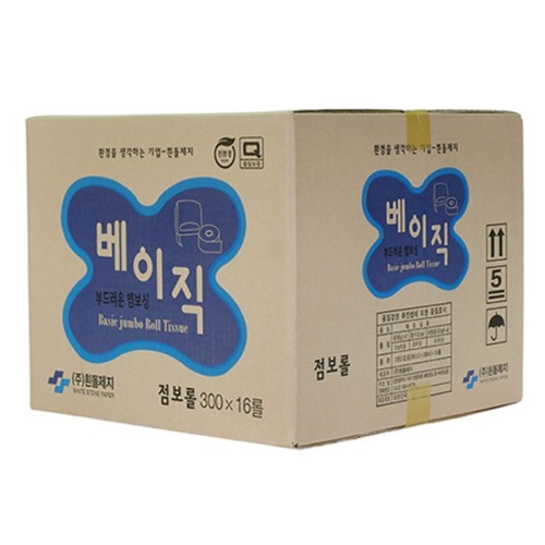 흰돌제지 베이직 <b>점보</b><b>롤</b> 300m