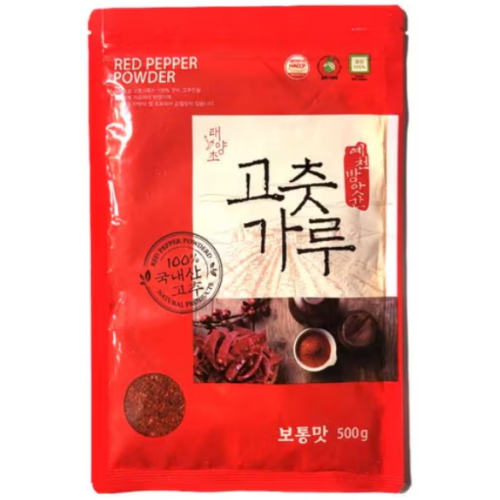 2026 예천청결 태양초 고춧가루 보통맛 500g