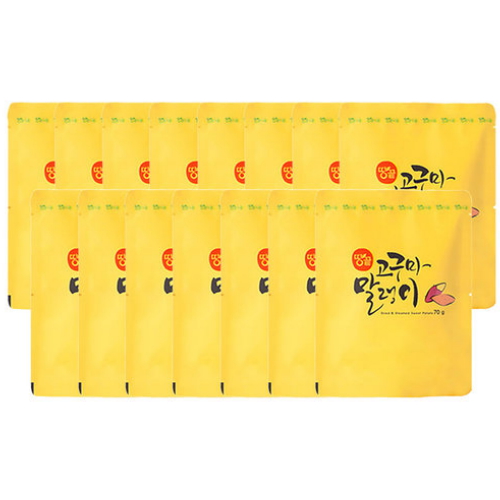 땅끝식품 땅끝 고구마 말랭이 70g (15개)_이미지