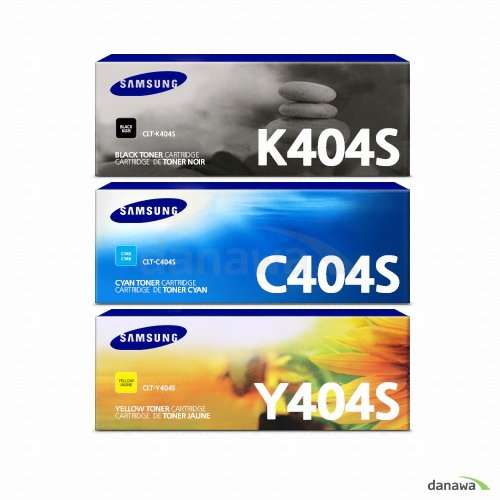 삼성전자 정품 CLT-K404S, CLT-C404S, CLT-Y404S 3색 세트