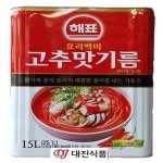 해표 요리백미 고추맛기름 15L [1개]