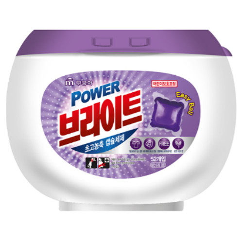 무궁화 브라이트 파워 초고농축 캡슐세제 용기형 52개입 (1개)_이미지