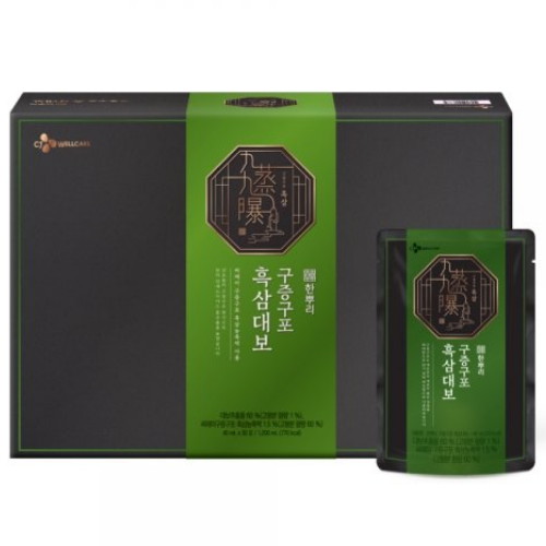 CJ웰케어 한뿌리 구증구포 흑삼대보 40ml 30포 (1개)