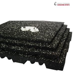 동화스포츠  20T 500x500탄성고무매트 헬스장바닥재