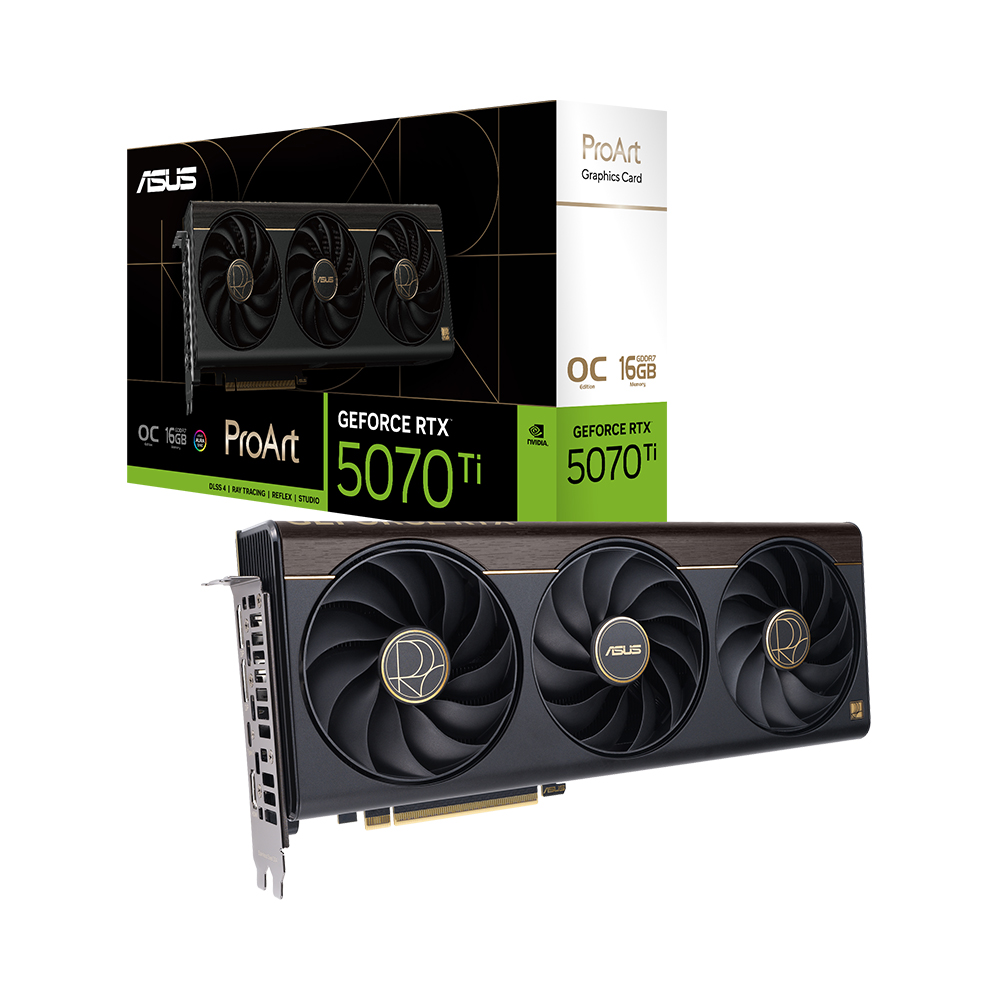 ASUS ProArt ������ RTX 5070 Ti OC D7 16GB ����