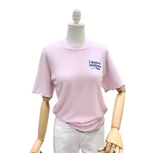 에잇컨셉 세아 자수 날라리 반팔 티셔츠 C26D7FTS154