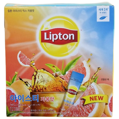 유니레버 립톤 아이스티 자몽 14g 40개입 (2개)