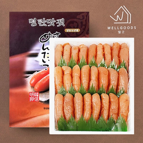 웰굿 부산명인 저염숙성 명란젓 상절 선물세트 1kg +선물박스,쇼핑백
