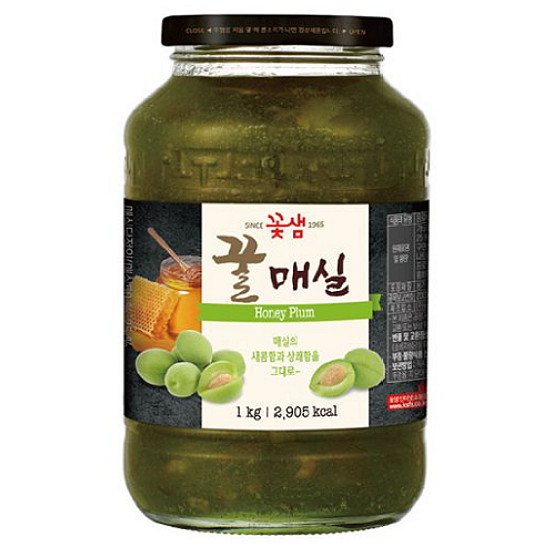 꽃샘식품 꽃샘 꽃샘 꿀매실차골드 1kg 1박스 8개_이미지