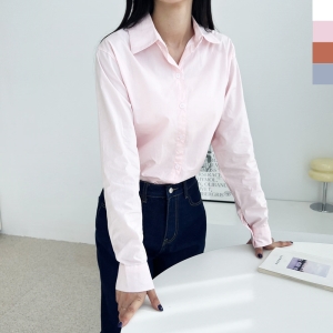 피턴진 179st.wREN 3361 여자 사계절템 베이직 긴팔 셔츠_이미지