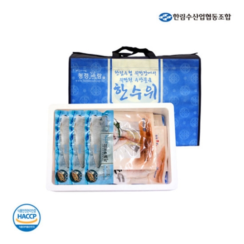 한수위 제주바당 혼합세트 1호+부직포가방