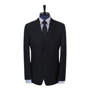 지이크 핀와플 홉색 싱글 수트 자켓 블랙 PJJAX2030 H