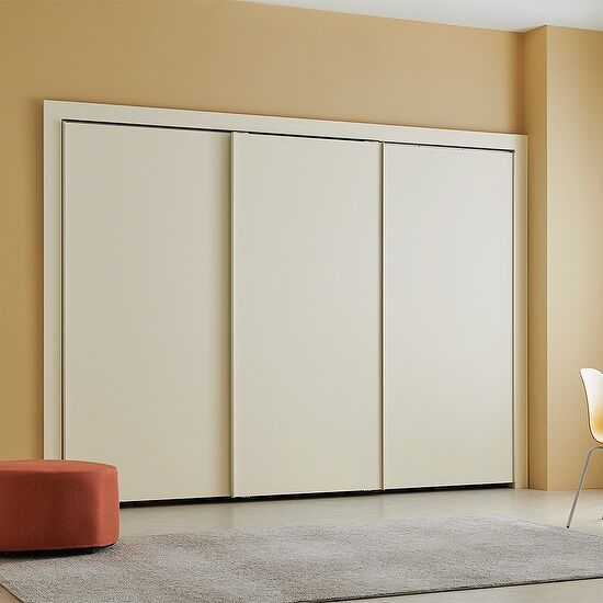 한샘 바이엘 소프트 슬라이딩 붙박이장 선반형 (390cm)_이미지