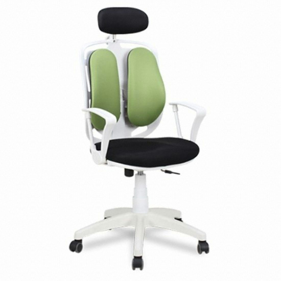 히트디자인 제이나 타이탄 듀얼 화이트 의자