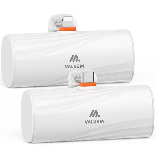 디엠케이코리아 밸류엠 PD 20W 도킹형 거치 보조배터리 D1 5000mAh (8핀+거치대)_이미지