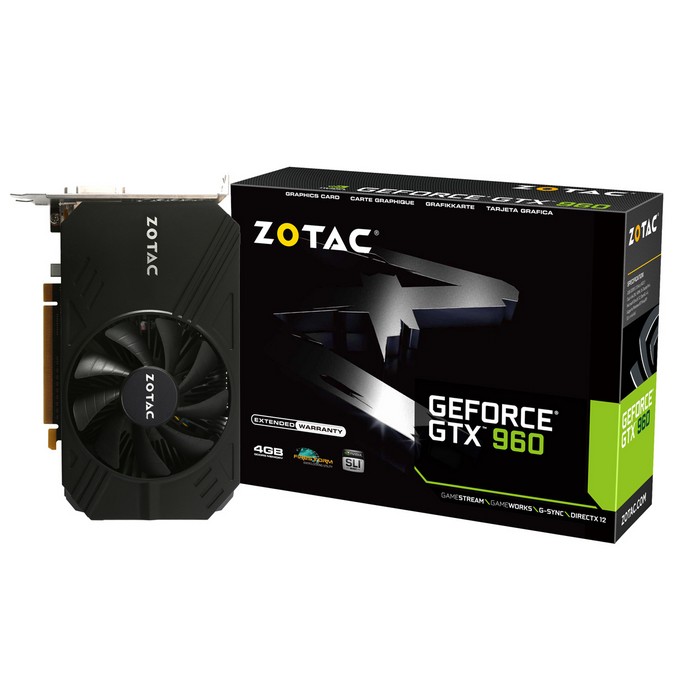 ZOTAC 지포스 GTX960 원탑 사일런서 D5 4GB_이미지