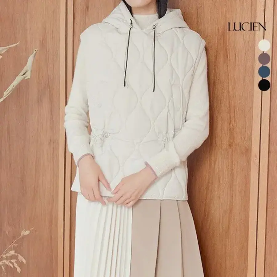 루시앙 퀼팅 후드 베스트 4종 3263860_이미지