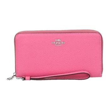 코치 지갑 여성 SVQDV 핑크 384049