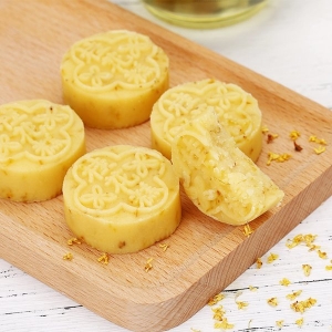 계화꽃떡 계화떡 수제 계림 광시 특산 간식 500g x 2팩_이미지