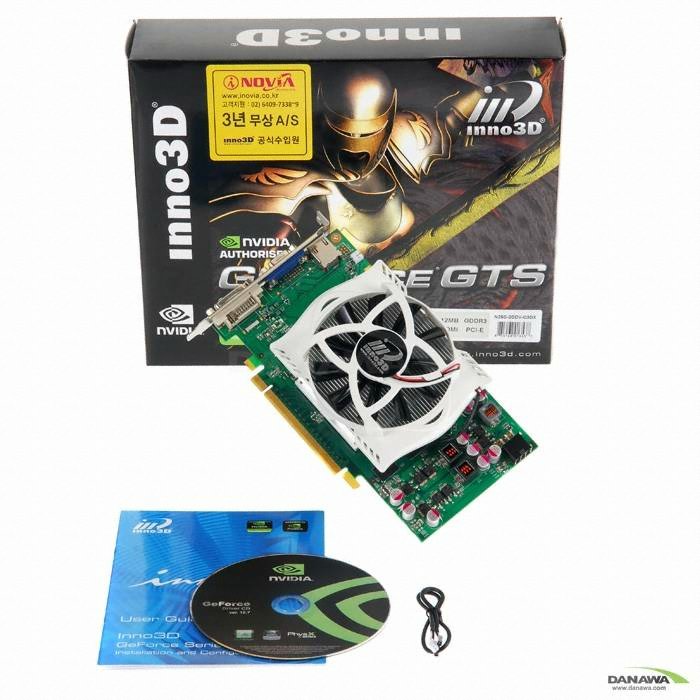 INNO3D 지포스 GTS250 ECO HDMI D3 512MB_이미지