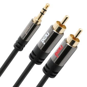 리버네트워크 NEXI NX-1S2R 3.5 스테레오 to 2<b>RCA</b> <b>케이블</b>
