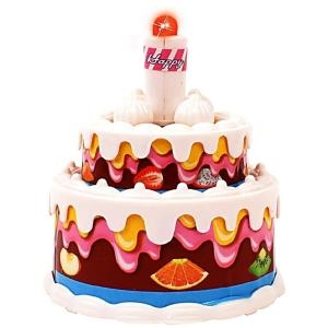 [불명] 미니 생일케이크 파랑  3521-24B  작동 장난감 가전 소꿉 주방놀이 크리스마스 어린이