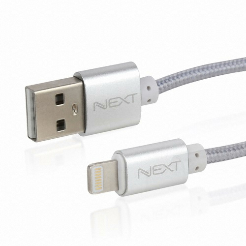 이지넷유비쿼터스 넥스트 라이트닝 8핀 충전 케이블 NEXT-1531L (0.3m)_이미지