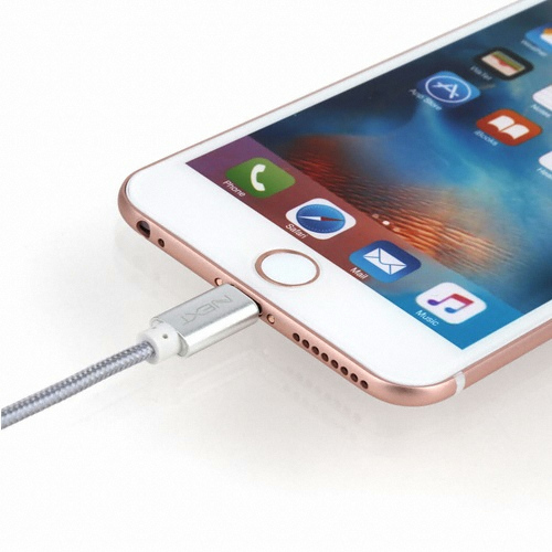 이지넷유비쿼터스 넥스트 라이트닝 8핀 충전 케이블 NEXT-1531L (0.3m)_이미지