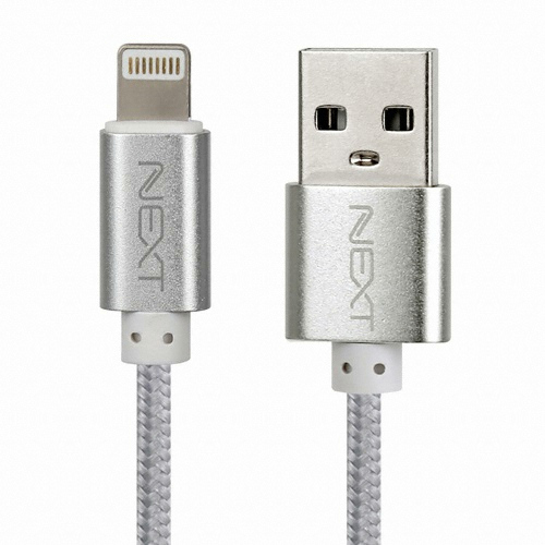 이지넷유비쿼터스 넥스트 라이트닝 8핀 충전 케이블 NEXT-1531L (0.3m)_이미지