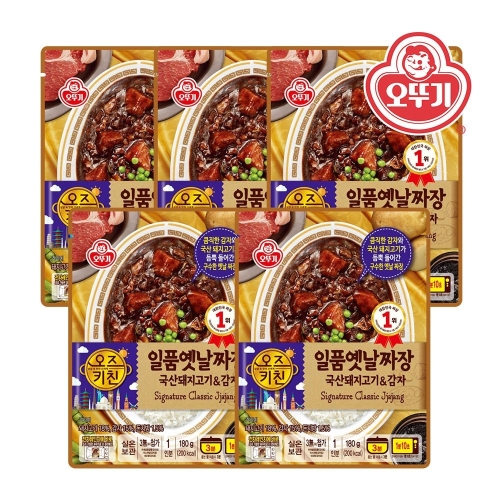 오뚜기 오즈키친 일품옛날짜장 180g (5개)_이미지