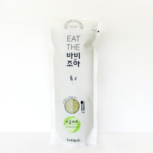 바비조아 백미에 섞어먹는 시금치쌀 1kg (1개)