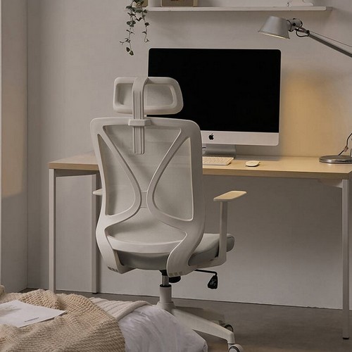 듀오백 DK-073B 책상 독서실 의자 (인조가죽좌판)_이미지