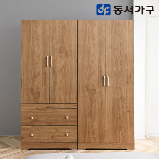 장인가구 세이지 K2 B형 옷장세트 1600_이미지