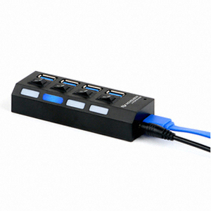 노벨뷰 4포트 USB 3.0 무전원 허브 (NB304)_이미지
