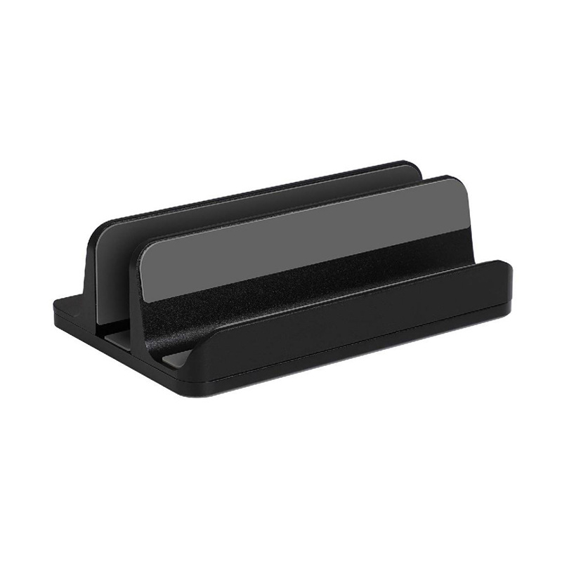 클램쉘 2슬롯 수직 노트북 거치대