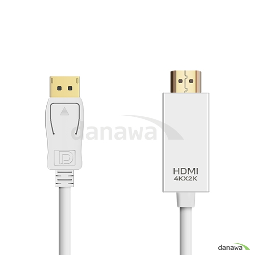 씨케이코리아 잇츠온 DP to HDMI 변환 케이블 (IT-DH02, 2m)_이미지