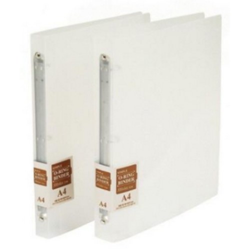 문화산업 심플 3공 O링바인더 A4 PP 2cm