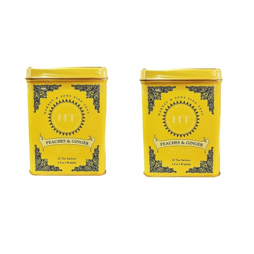 하니앤손스 Harney Sons 하니앤손스 피치 앤 진저 20티백 2팩_이미지